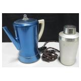 Vtg Aluminum Kitchen Lot - Coffee Pot, Butter, etc