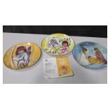 Lot Of 3 DeGrazia 10.25" Dia. Plates
