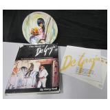 8.5" Dia. Fiesta Flowers DeGrazia Plate & Book