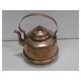 Copper Washed Decorative Teapot - 6" Tall