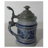 5.5" Lidded Ceramic Stein