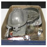 Vintage Kitchen Tools, Bake Pan & Serving Dish
