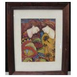 13.25" X 16.25" Laser Reproduction Art w/ COA