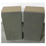 Pair Of 25" Tall Sansui Stereo Speakers - Untested