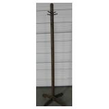 68" Wood Coat Rack