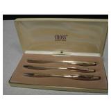 Gold Filled 3-Piece Cross Pen & Pencil Set w/ Box