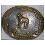 Irvine & Jachens Comstock Silver Belt Buckle