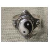 .925 Yin/Yang Ring