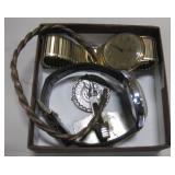 2 Timex Watches, Copper Bracelet & Visor Medal