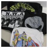 Lot Of Vintage Rock & Superhero T-Shirts