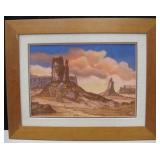 Framed Mixed Media SW Art - Gere Leeds Cox