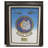 Framed New Mexico Sand Painting Military Memento