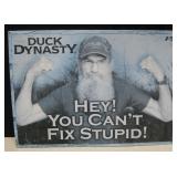 Duck Dynasty Metal Sign - 17" x 12"