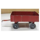 Vtg Ertl Metal Farm Trailer - 6" Long