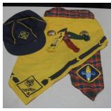 Cub Scouts Hat, Neckerchief, Webelos Medal