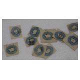 Lot Of Vintage 1 Cent USA Envelope Stamps