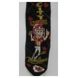 KC Chiefs Joe Montana Necktie