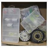 2 Fly Fishing Reels & Assorted Tackle
