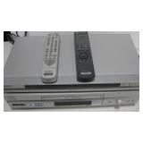 Sony DVD Player & Sony VHS Player w/ Remotes