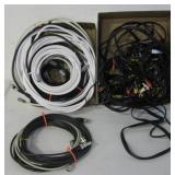 Lot Of Audio/Video Cables & Cords