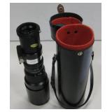 Spiratone 400mm F6.3 Olympus Lens w/ Case