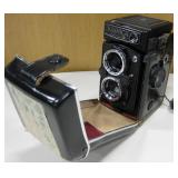 Vintage Yashica Reflex Camera with Leather Case