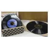 Vintage 45 Records & 2 RCA 78 Records