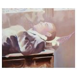 1977 Original Oil "Luna II" Signed S. Griffith