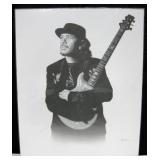1993 Musician Illustration Print on Matte Board