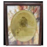 Signed Sandy Clark Mixed Media After Market Art