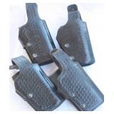 4 Galco (R) 88-008K Black Leather Pistol Holsters