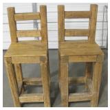 2 SW Barstools 17" X 17" X 44.25"