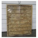 8-Shelf R.R. Train Collector Wood Display Case