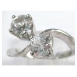 Sterling Silver CZS Hallmarked Ring