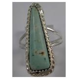 Southwest / S.S. Cerrillos Turquoise Ring