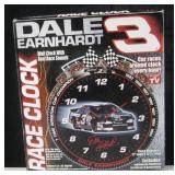 NIB EMSON Co. Dale Earnhardt Battery Clock