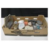 Various Raw Minerals, Geode, Obsidian & Others