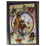 Skyhawk Rug Co. S.W. Cowboy & Longhorn