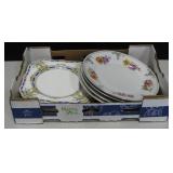 4 Square Royal Doulton & 4 German Porcelain Plates