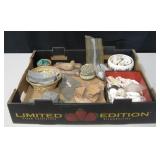 Various Raw Minerals, Shells, Bowls & Rock Art