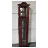 Wood, Glass & Mirror Top Light Display Case