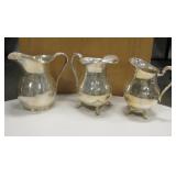 FB Rogers / Cresent / Reed & Barton S.P. Pitchers