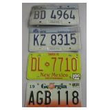 GA / NM & 2 IL Vehicle License Plates