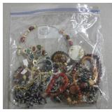 Bag of Various Womens Costume Jewlery & Necklaces