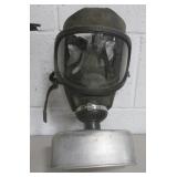 Vintage Military MSA Gas Mask & GMA Canister