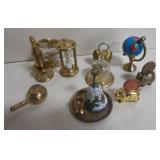 Various Miniature Table Items, Chair, Phone, Etc.