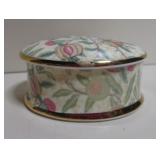Ayshford Ceramic Miniature Floral Lidded Pill Box