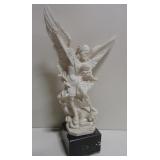 Table Ceramic Archangel Michael & Lucifer Figurine