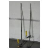 Columbian Co. Yellow & Steel Carpentry Bar Clamps