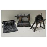 Various Copper Washed Miniature Table Top Items